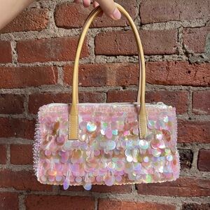 Vintage Prada 1999 Pink Sequin Bag